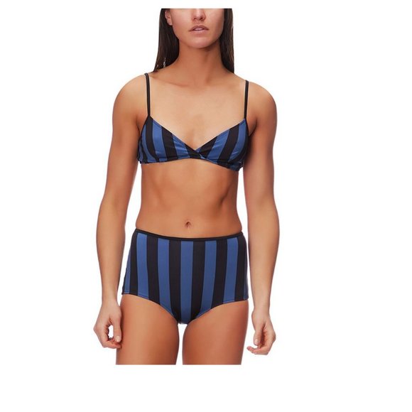 NWT Solid & Striped Brigitte Bikini Top S - stripe - Picture 4 of 4